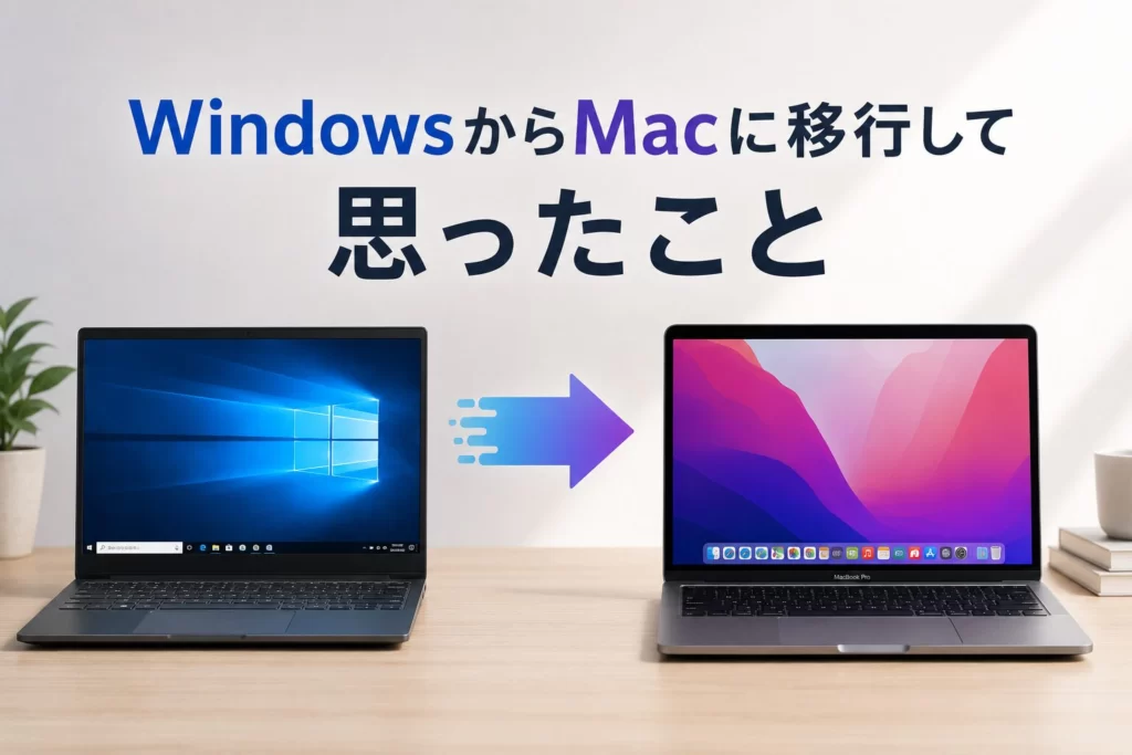 WindowsからMacに移行して思ったこと