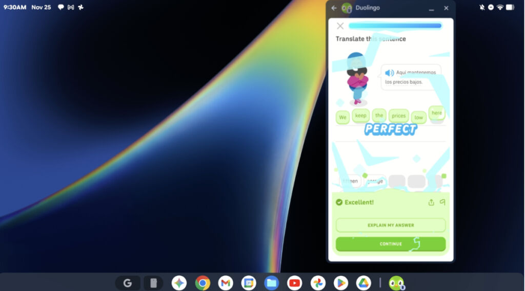 GoogleBook Androidアプリ操作画面
