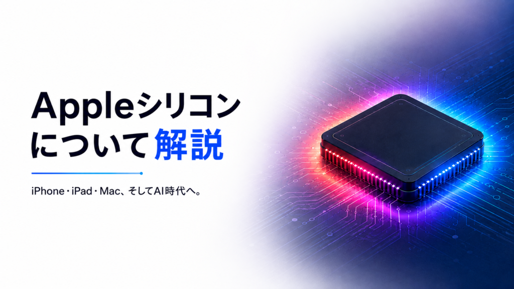 Appleシリコンについて解説。iPhone・iPad・Mac、そしてAI時代へ。