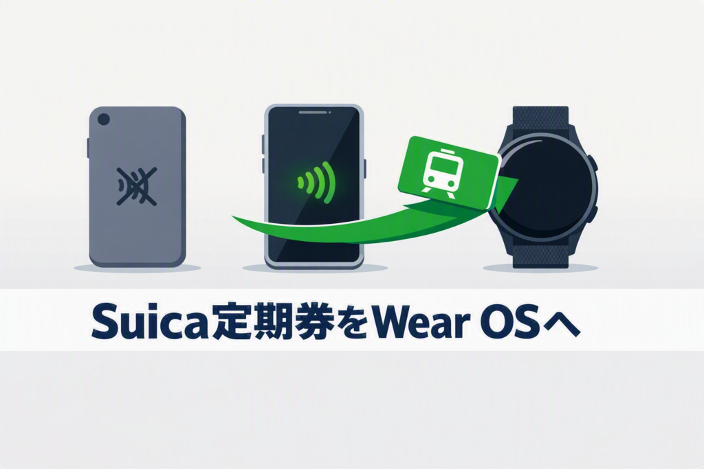 Wear OSのSuicaが定期券に対応したのでGalaxy Watch8に移行してみた　～母艦がおサイフケータイ非対応編～