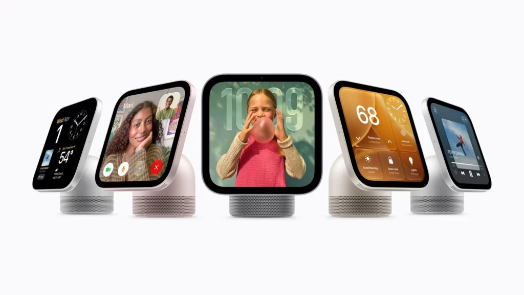 Apple、スマートホームディスプレイ「HomeView」を発表。Siri AI搭載、7インチ画面を採用