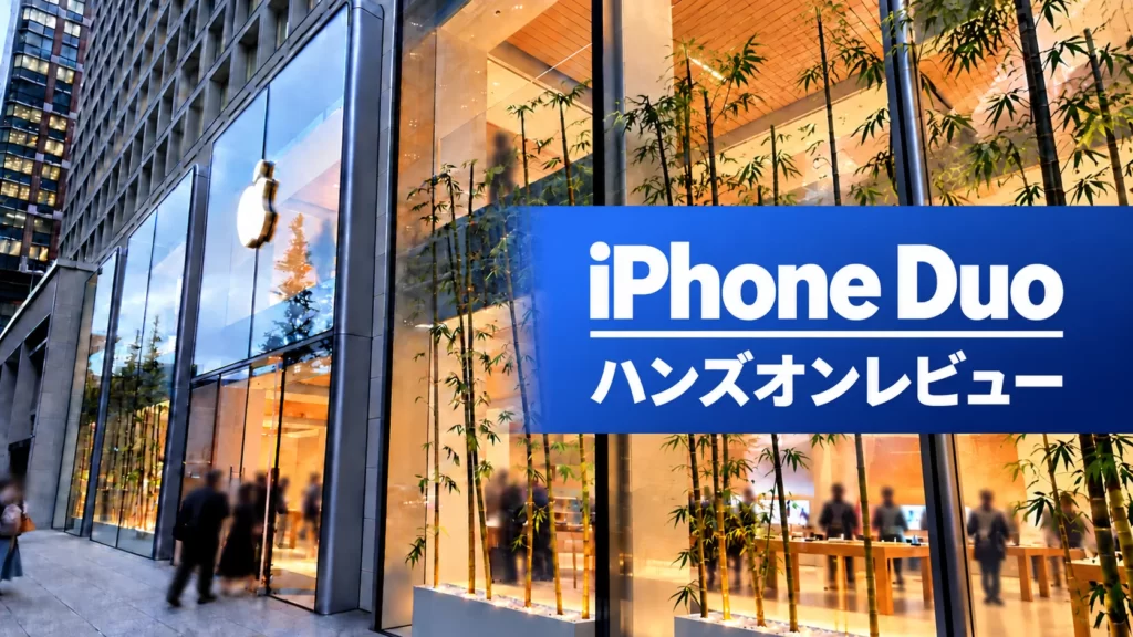 【未来のiPhone】iPhone Duo ハンズオンレビュー